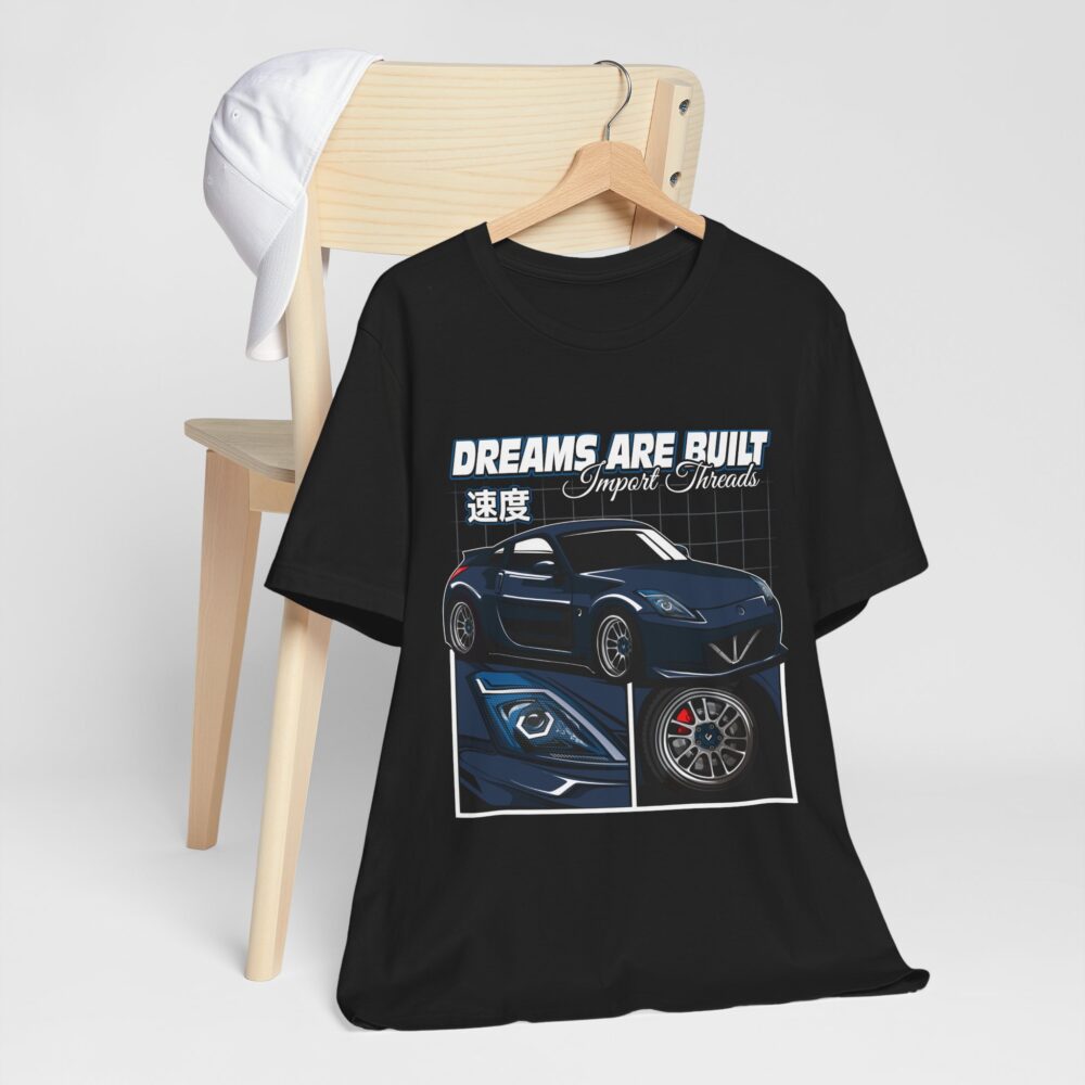 Car Enthusiast T-Shirt - Custom @Frowzzen San Marino Blue NIssan 350z